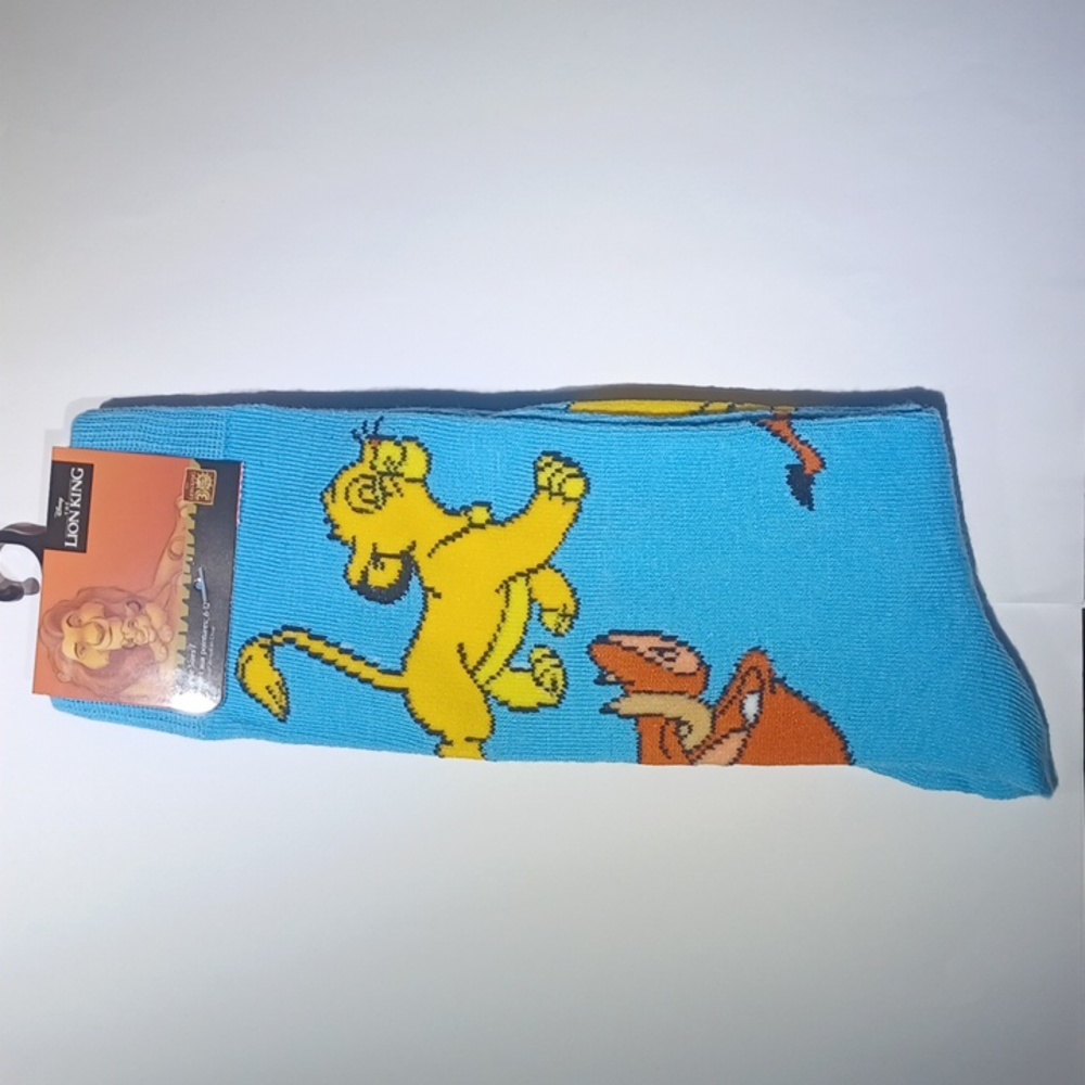Simba & Pumbaa Socks NWT